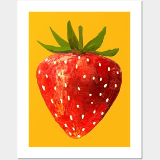 Sweet red strawberry Posters and Art